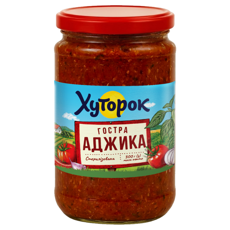 Аджика гостра ТМ "Хуторок" 300г